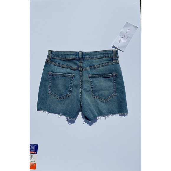 Daily Ritual Women's Standard Denim Cut-off Shorts Sz 25 Waist New - Picture 2 of 3